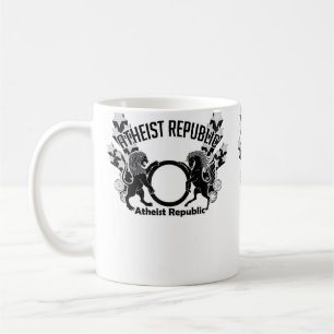 Mug Logo de la République athée Étoiles filantes