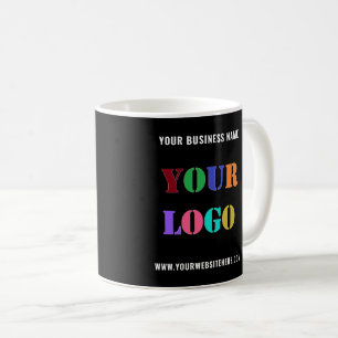 Mug Logo de l'entreprise personnalisée et texte Boucho