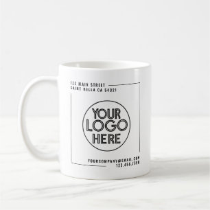 Mug Logo de l'entreprise personnalisée moderne