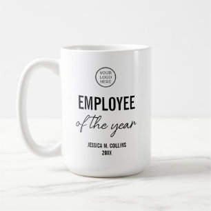 Mug Logo de l'entreprise Prix de l'employé de l'année