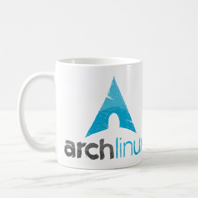 Mug Logo de Linux de voûte (Gauche)