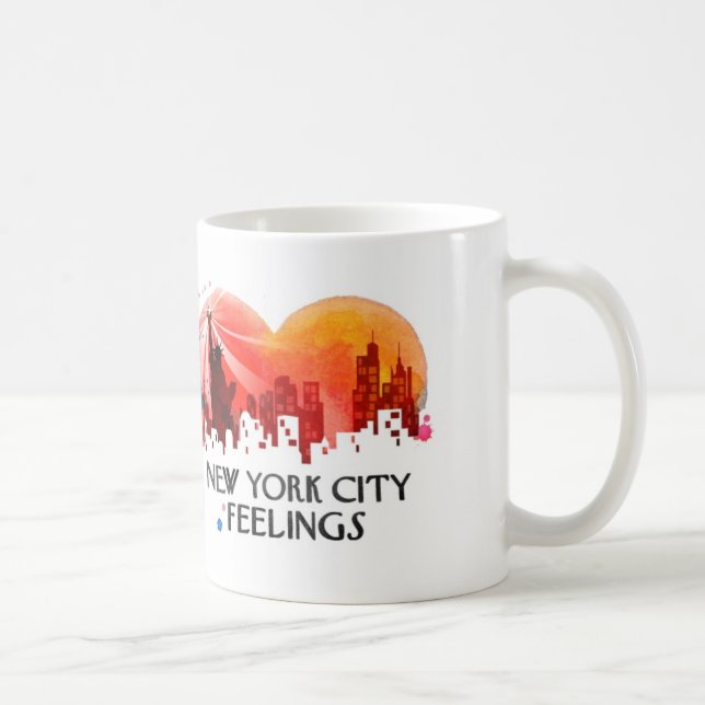 Mug Logo de police de Newyorkais de sentiments de New (Droite)