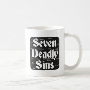 Mug Logo de sept péchés mortels