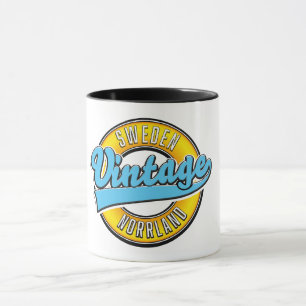 Mug logo de style vintage Norrland Suède