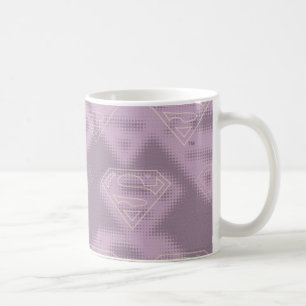 Mug Logo de Supergirl Purple Halftone