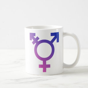 Mug Logo de symbole de transsexuel