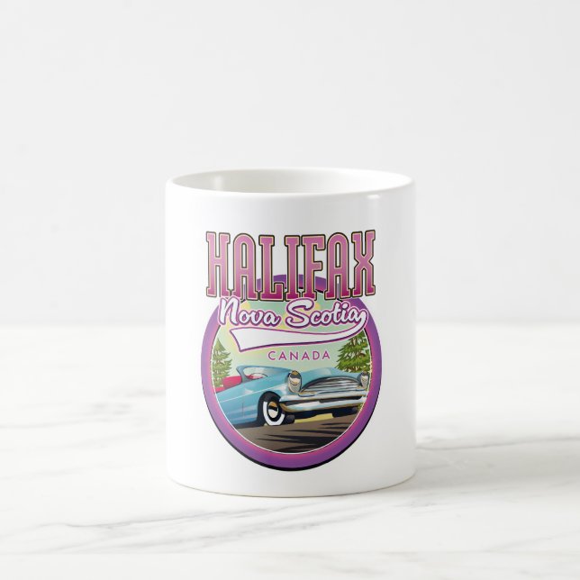 Mug Logo de voyage de Halifax Nouvelle-Écosse (Centre)