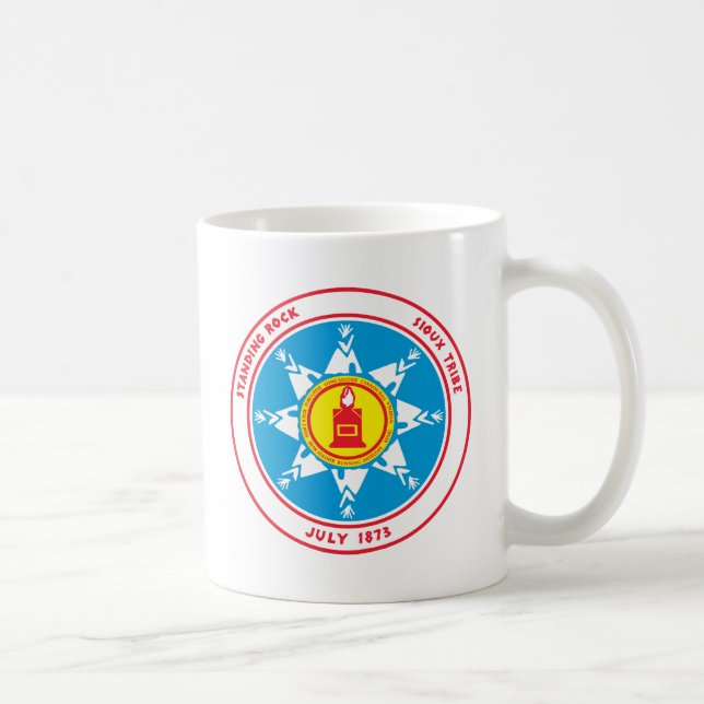 Mug Logo debout de tribu de roche (Droite)