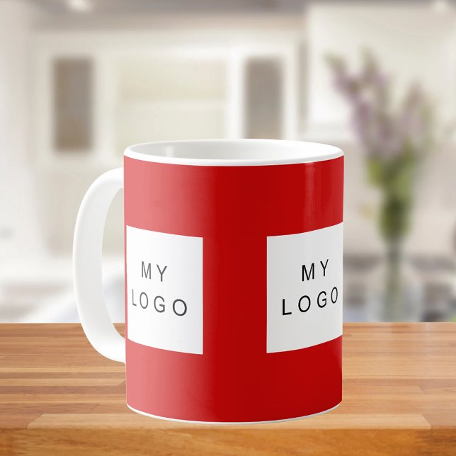 Mug Logo d'entreprise bleu marine (Créateur téléchargé)
