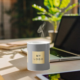 Mug Logo d'entreprise gris