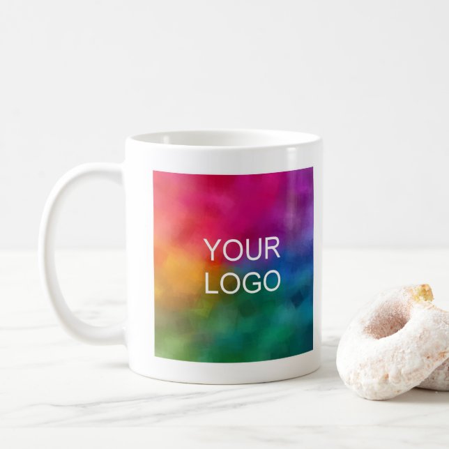Mug Logo d'entreprise moderne simple Modèle personnali (Avec donut)