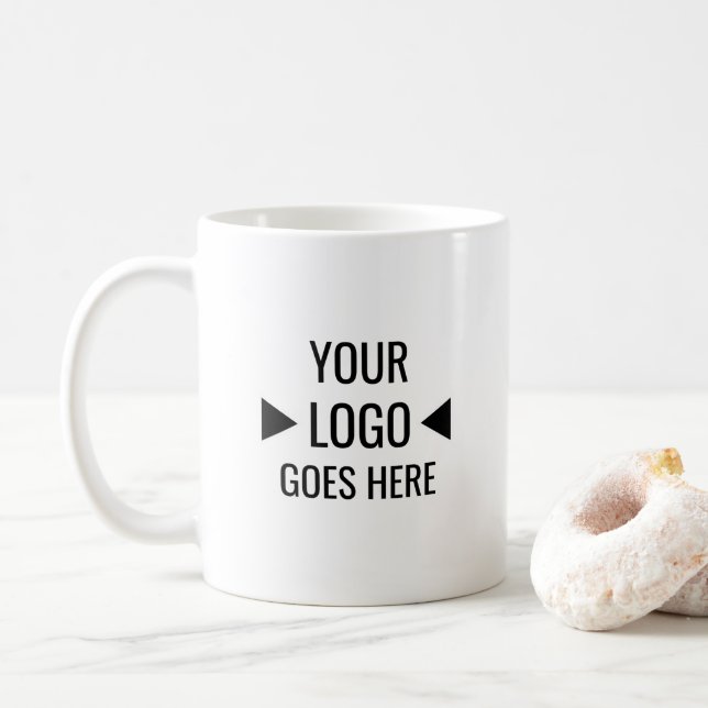 Mug Logo d'entreprise personnalisé (Avec donut)
