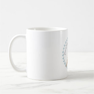 Mug logo d'espèce d'oiseau animal colin des montagnes