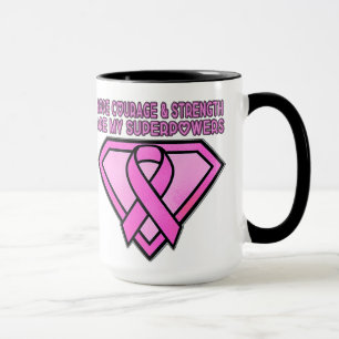 Mug Logo Diamond de sensibilisation au cancer du sein 