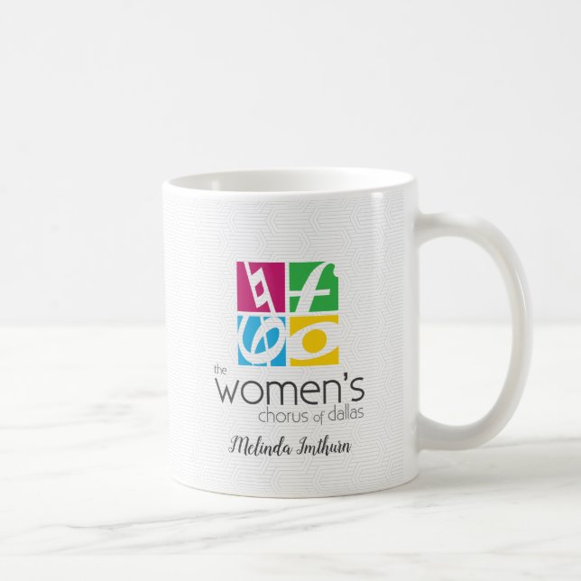Mug Logo du choeur féminin de Dallas (Droite)