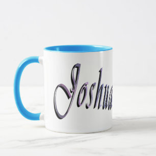 Mug Logo du nom de Joshua,