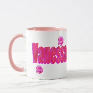 Mug Logo du nom de Vanessa,