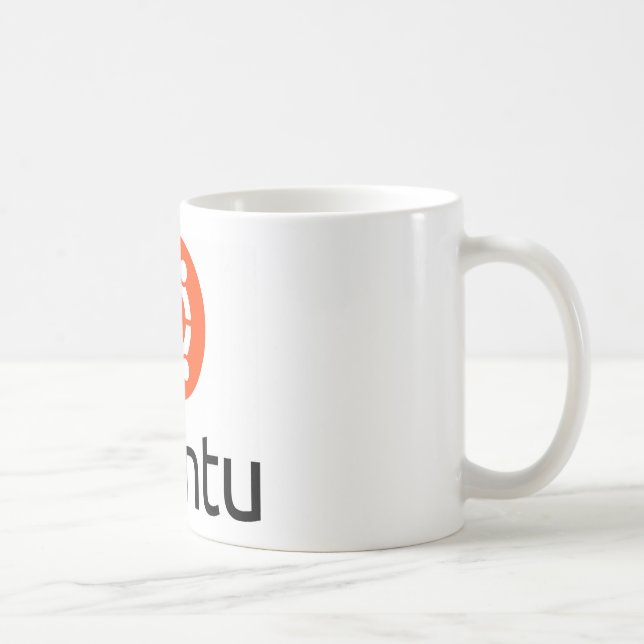 Mug Logo d'Ubuntu Linux (Droite)