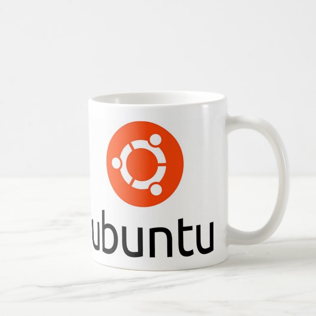 Mug Logo d'Ubuntu Linux (Droite)