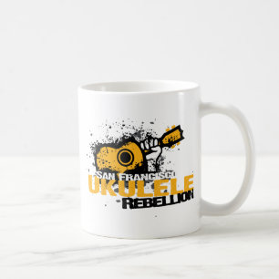 Mug logo d'ukulélé de sf