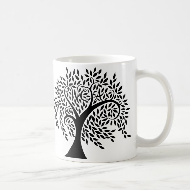 Mug Logo effilé d'arbre d'académie de Willow Creek (Droite)