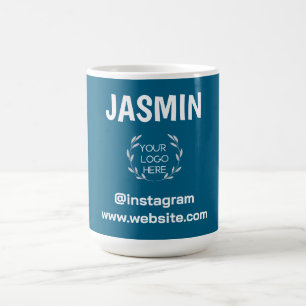 Mug Logo Entreprise Moderne Minimaliste Entreprise Mar
