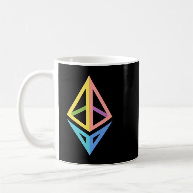 Mug Logo Ethereum diamant T-shirt Essential (Gauche)