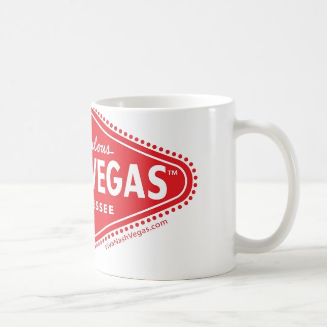 Mug Logo fabuleux de diamant de NASHVEGAS TM (Droite)