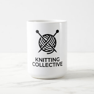 Mug Logo Knitting Collective Pelote de Laine