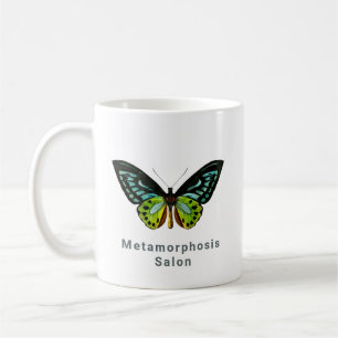 Mug Logo Minimal Papillon Élégant Salon de Beauté
