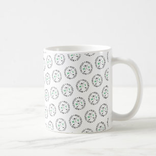 Mug Logo Monogramme motif Golfer