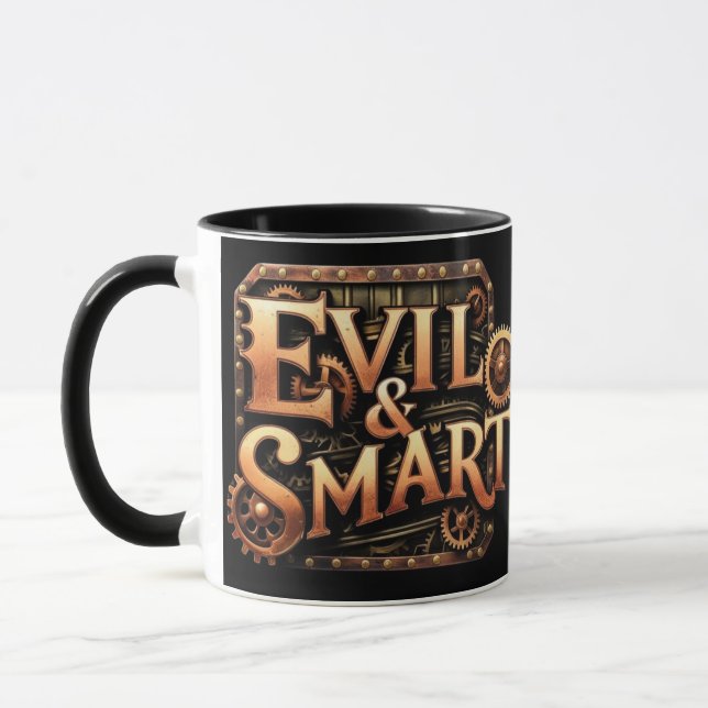 Mug Logo noir Evil&Smart (Gauche)