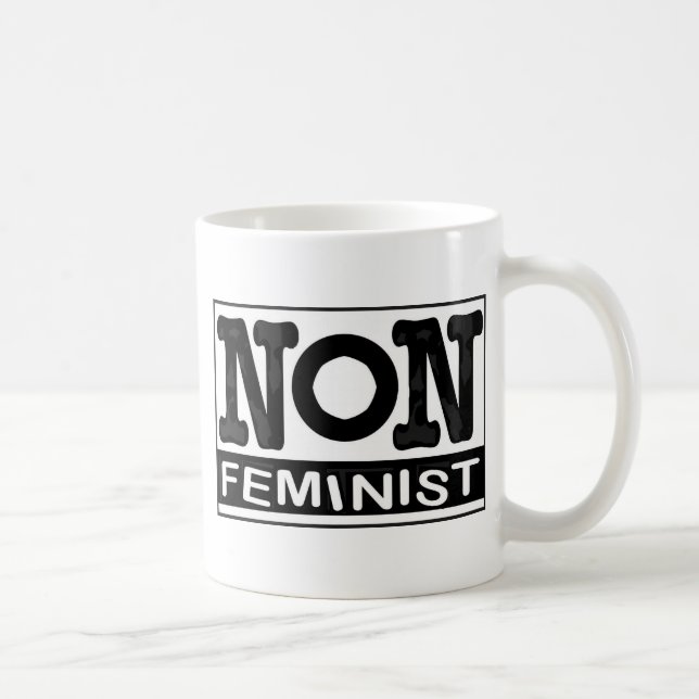 Mug Logo non-Féministe classique (Droite)