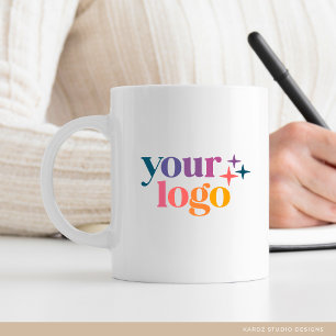Mug Logo personnalisé moderne de marque blanche