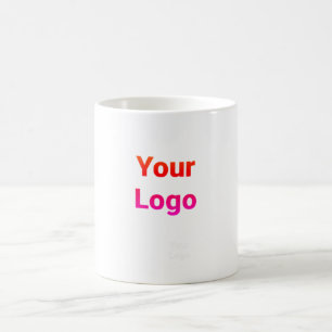 Mug Logo personnalisé simple et élégant ici société cl