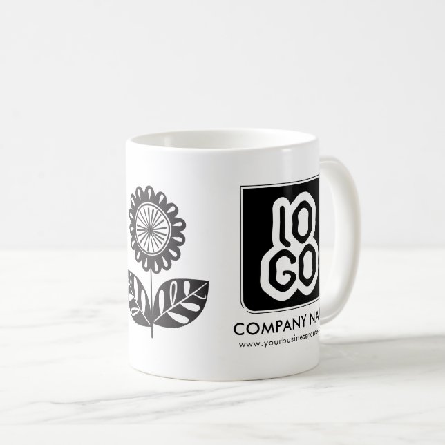 Mug Logo promotionnel personnalisé (Devant droit)