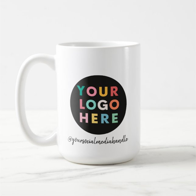 Mug Logo promotionnel personnalisé pour l'entreprise (Gauche)