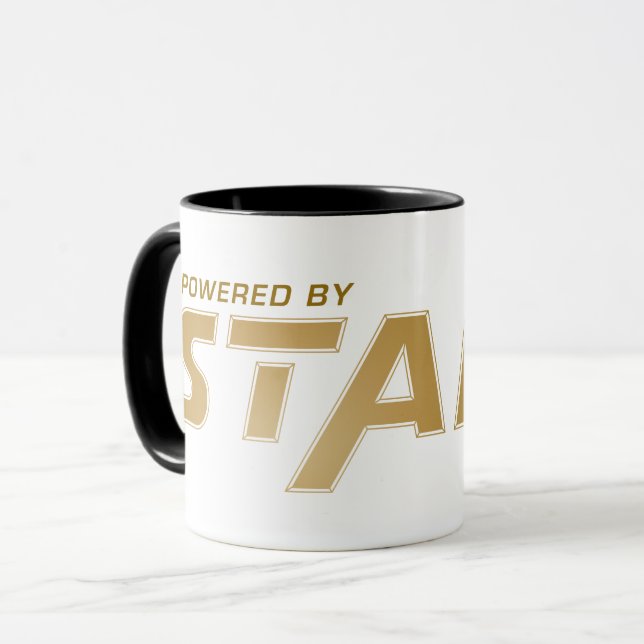 Mug Logo Propulsé par Stark (Devant gauche)