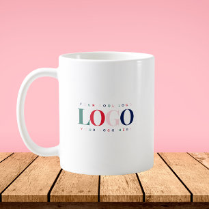 Mug Logo Rectangle Entreprise Personnalisé Coloré