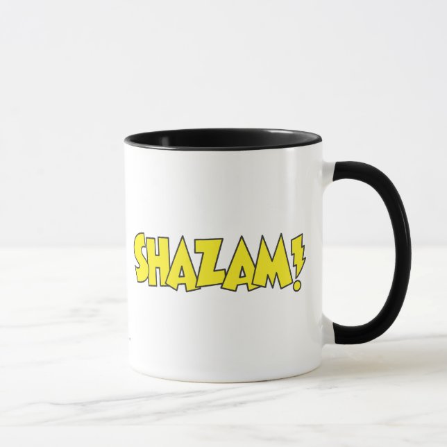 Mug Logo Shazam Jaune (Droite)
