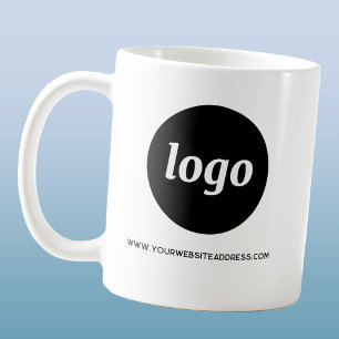Mug Logo simple et promotion de l'entreprise textuelle