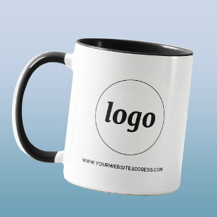 Mug Logo simple et promotion de l'entreprise textuelle