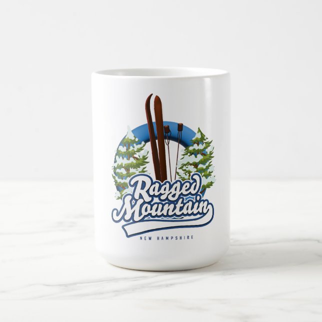 Mug Logo ski Ragged Mountain New Hampshire (Centre)
