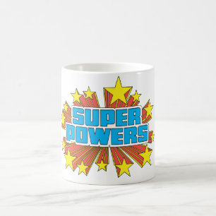 Mug Logo Super Powers™ bleu