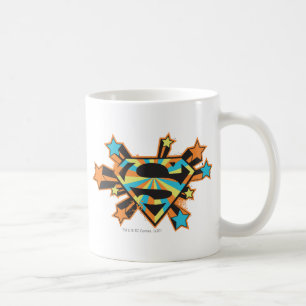 Mug Logo Supergirl Colorful Stars