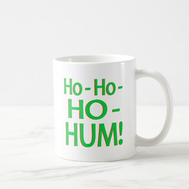 Mug Logo vert de "Ho-Ho-Ho-Bourdonnement" (Droite)