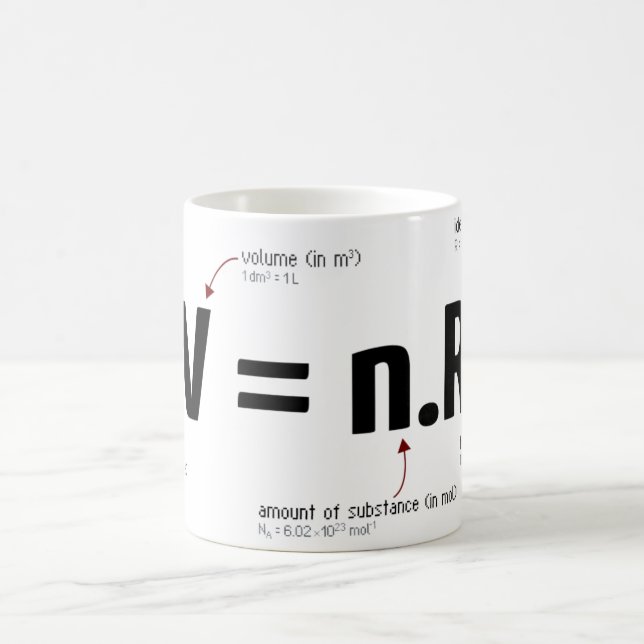Mug Loi de gaz parfaits (Centre)