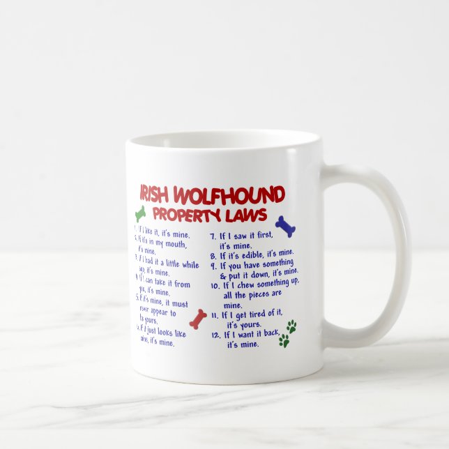 Mug Lois 2 de propriété de CHIEN-LOUP IRLANDAIS (Droite)