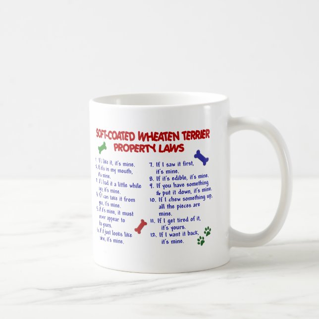 Mug Lois 2 de propriété de SOFT-COATED TERRIER BLOND (Droite)