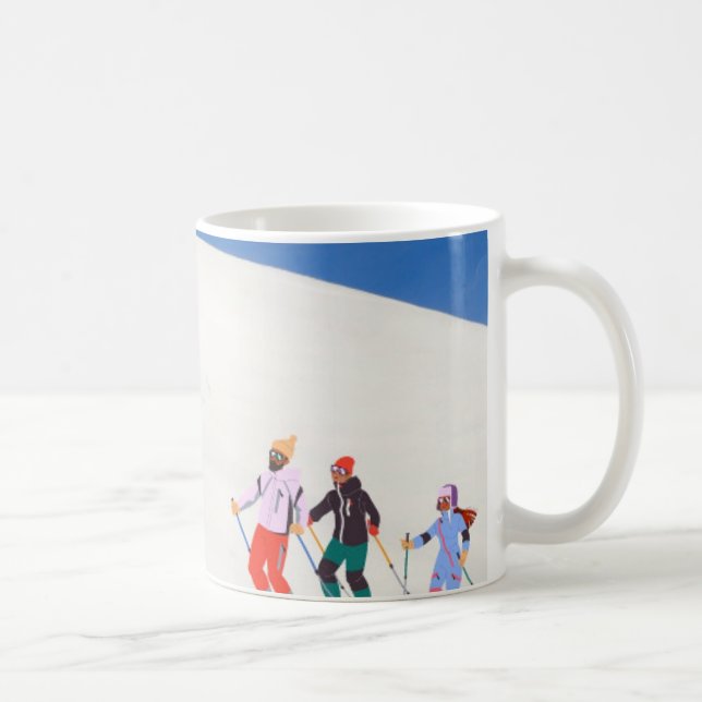 Mug Loisirs branchés Happy Holidays Station de ski (Droite)